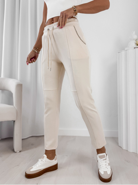 PANTALONI FRONTERA ECRU