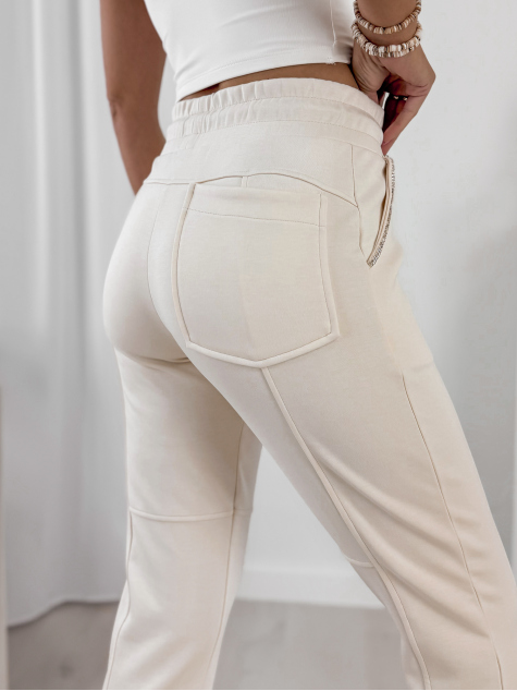 PANTALON FRONTERA ÉCRU