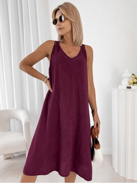 SUKNELĖ BORJA BORDO SPALVOS