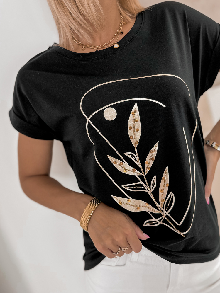 BLUSE JILVE SCHWARZ