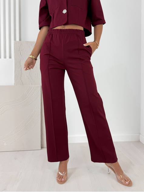 ENSEMBLE ANGELIQUE BORDEAUX