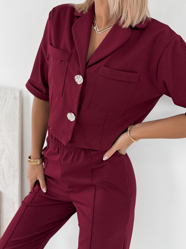SET ANGELIQUE BURGUNDY