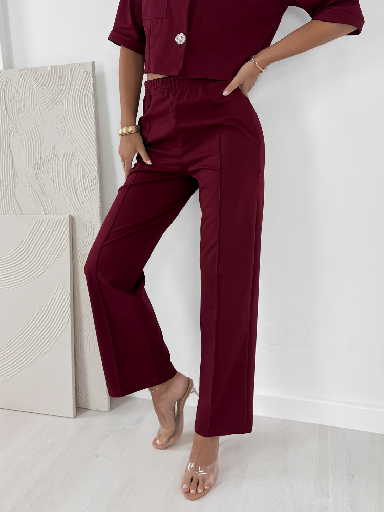 ENSEMBLE ANGELIQUE BORDEAUX