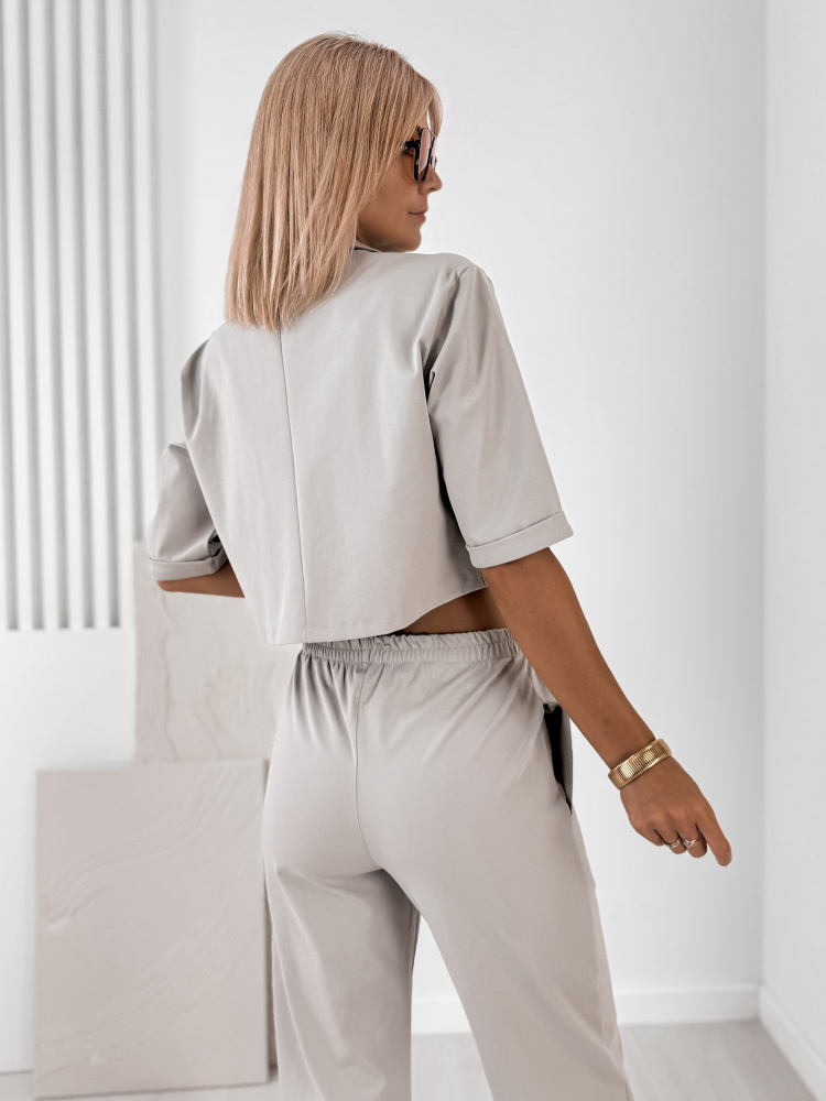 ENSEMBLE ANGELIQUE BEIGE FONCÉ
