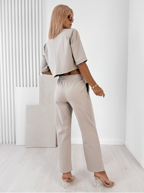 ENSEMBLE ANGELIQUE BEIGE FONCÉ