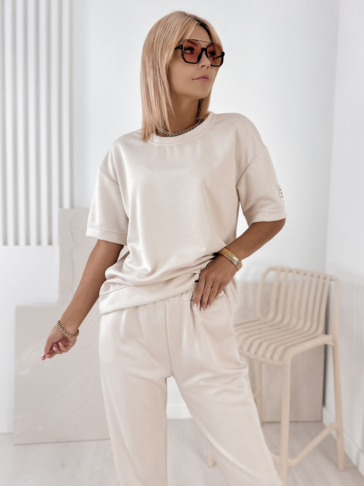 SET FOSCA KLEID BEIGE