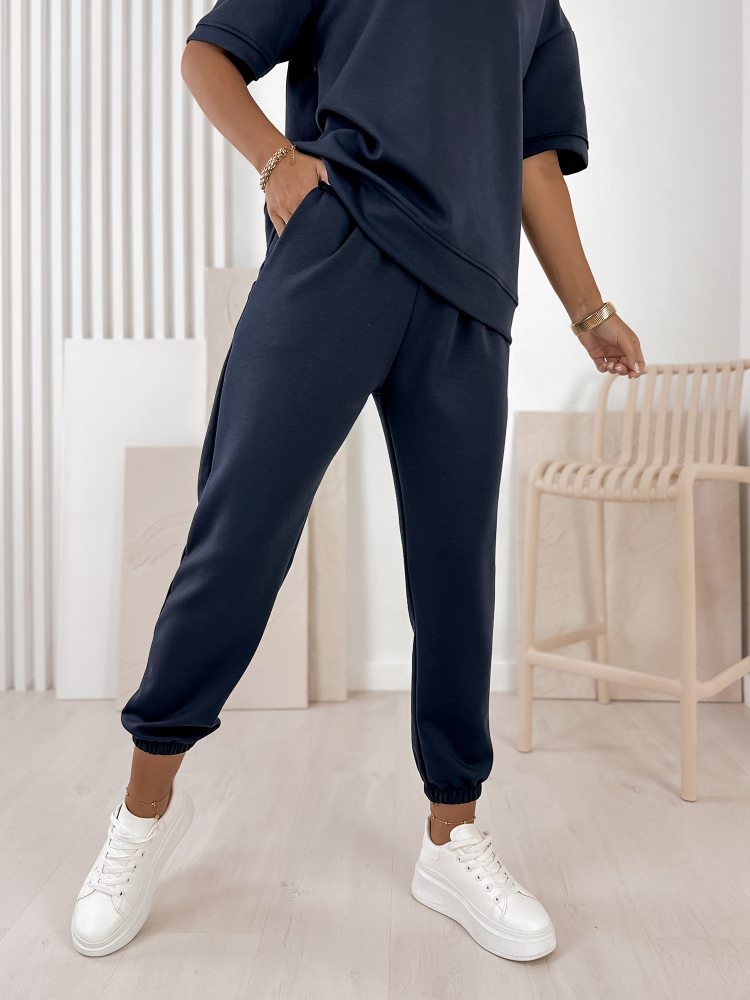 SET TRAININGSANZUG FOSCA NAVY BLAU