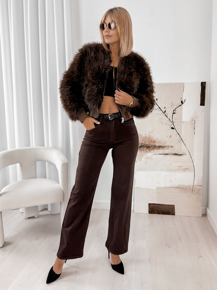 VESTE MEUBLES LYNX BRUN