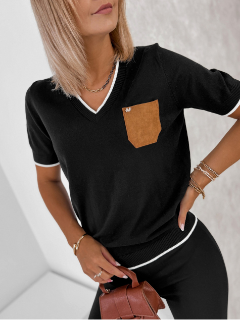 SWEATER QUILLA BLACK