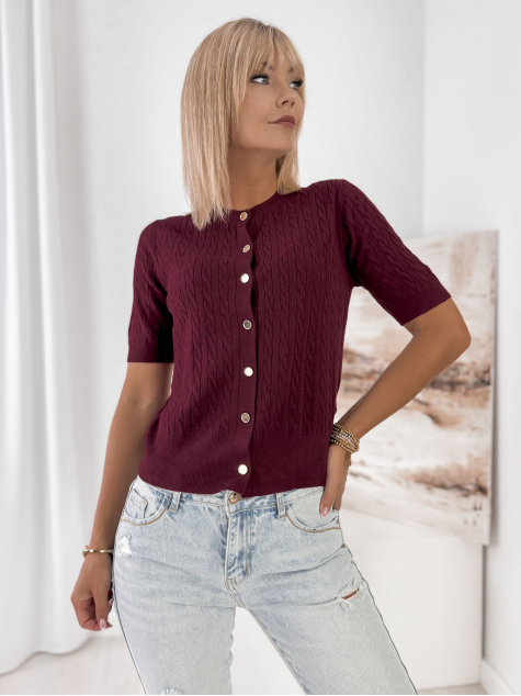 PULLOVER JASMIRA BORDEAUX