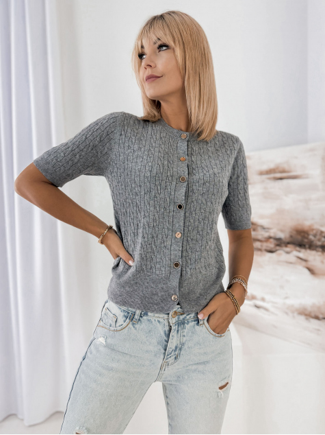 PULOVER JASMIRA GRI