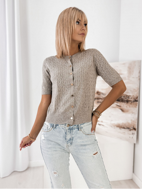 SWEATER JASMIRA DARK BEIGE