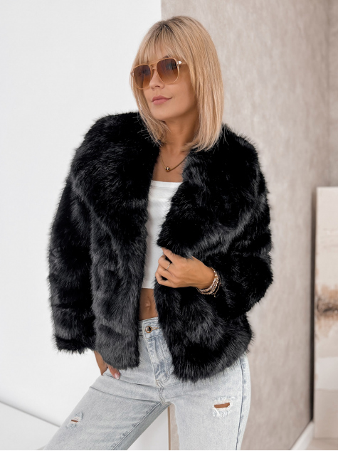 JACKE NEMESIENPELZ SCHWARZ