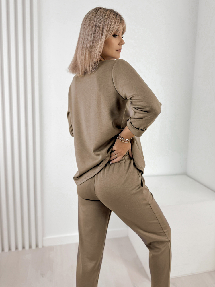 ENSEMBLE TRYZO BEIGE FONCÉ