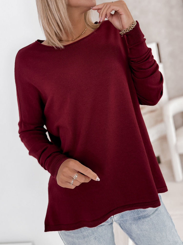 SWEATER TROMSO BORDEAUX