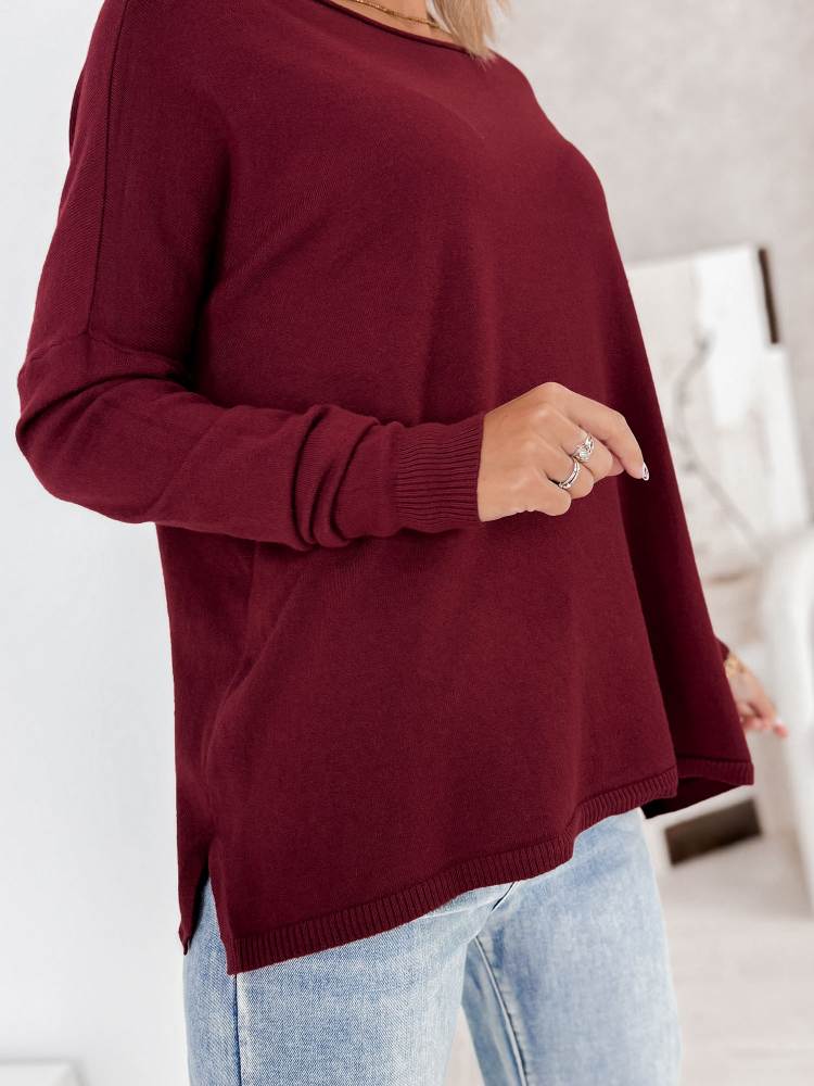 SWEATER TROMSO BORDEAUX