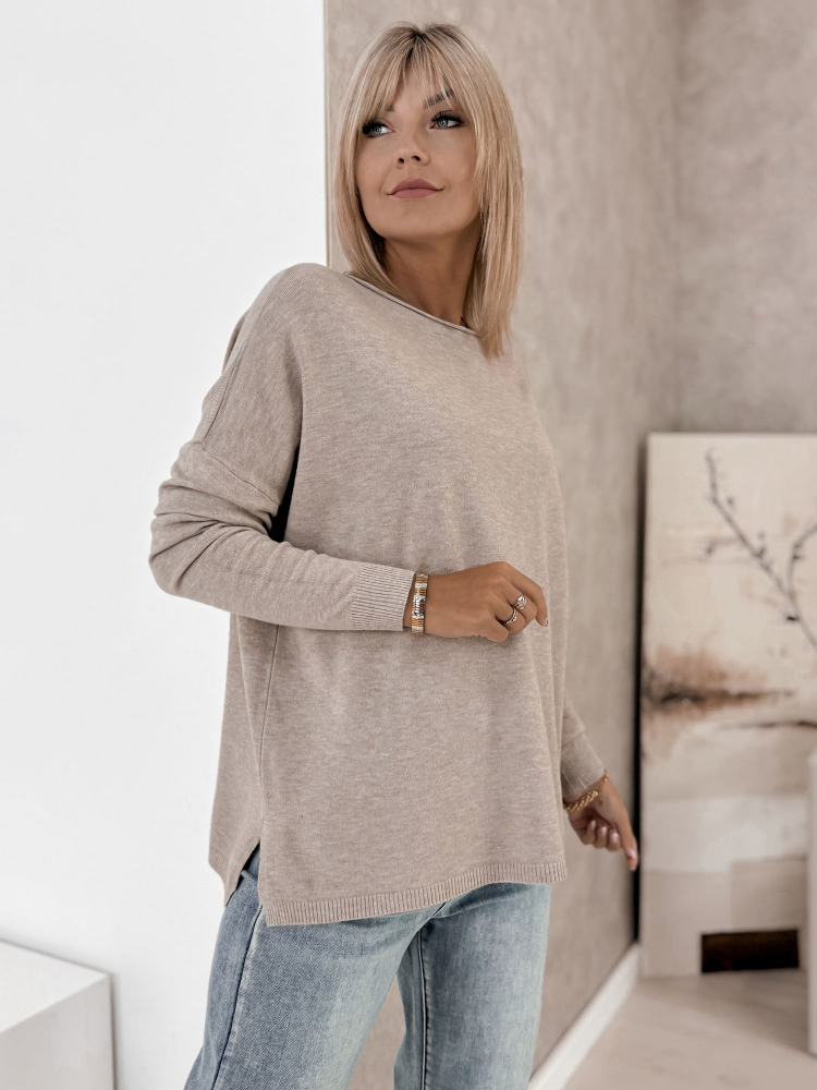 PULOVER TROMSO BEJ INCHIS