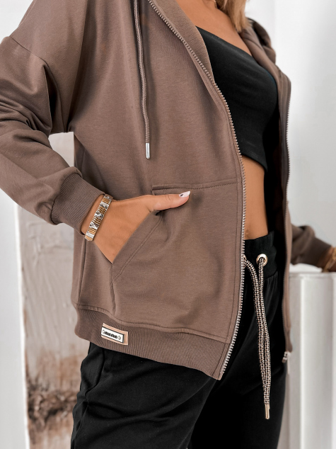 SWEATSHIRT RUNE BROWN