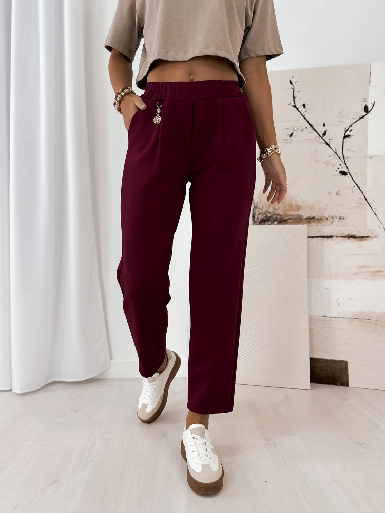 PANTS TORQ BURGUNDY