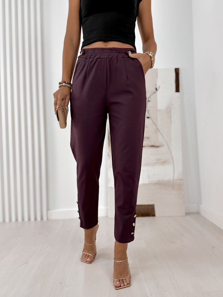 PANTALON GRACIELLE BORDEAUX