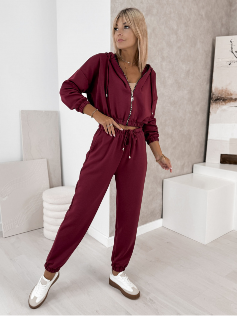 ENSEMBLE ROBE AMEDDA BORDEAUX