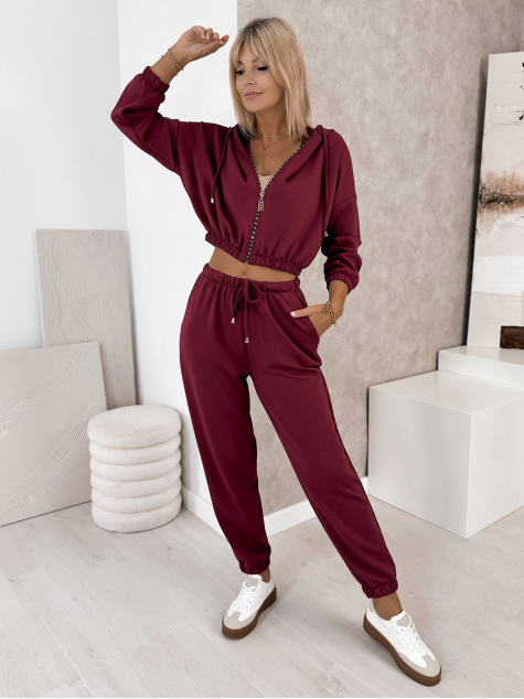 COMPLEU DRESS AMEDDA BORDEAUX