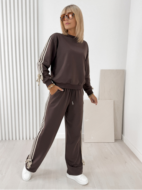 SET DRESS RIKER BROWN