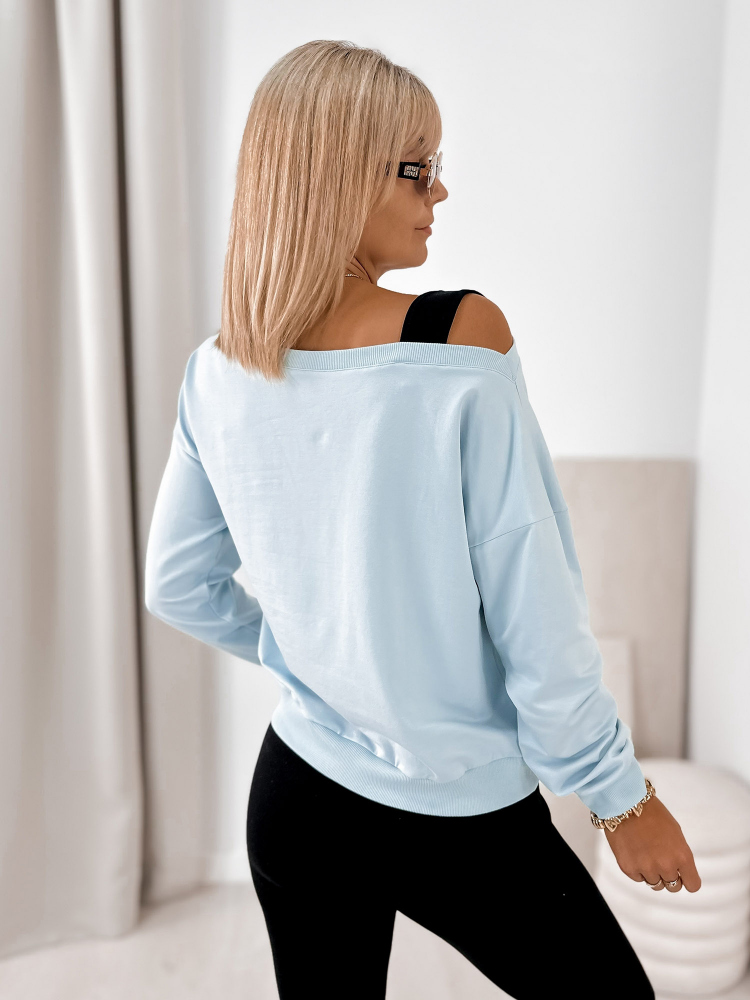 BLUSE BRONTE BLAU