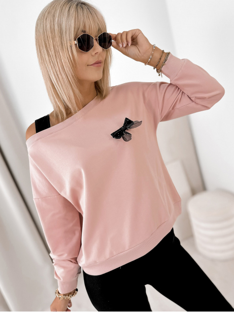 BLOUSE BRONTE POWDER PINK