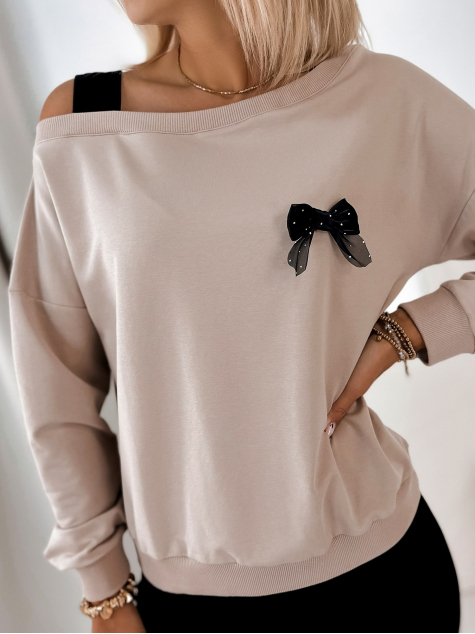 BLUSE BRONTE BEIGE