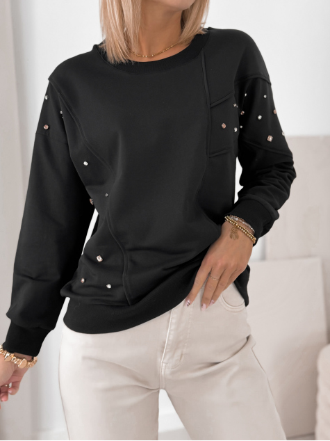 BLUSE NEUVI SCHWARZ