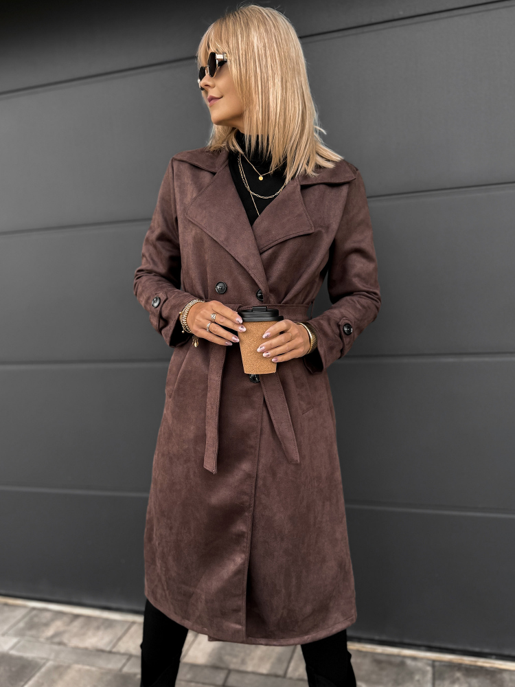 COAT AKRAM BROWN
