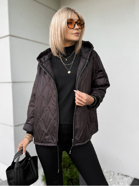 VESTE ELINOR BRUN FONCÉ