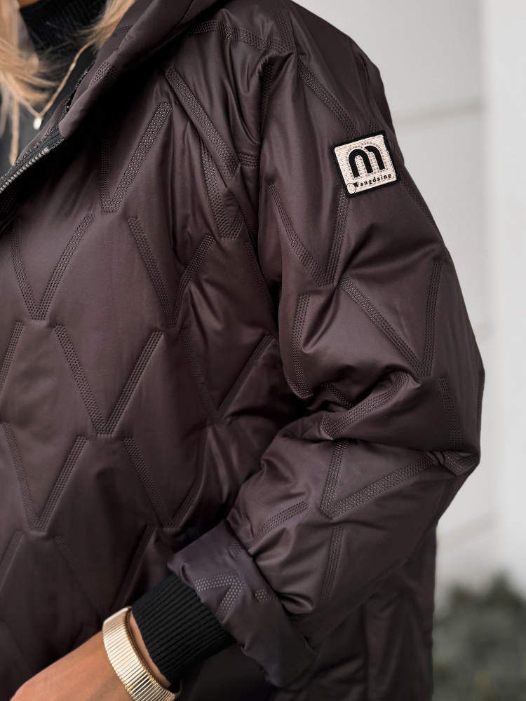 JACKET ELINOR DARK BROWN