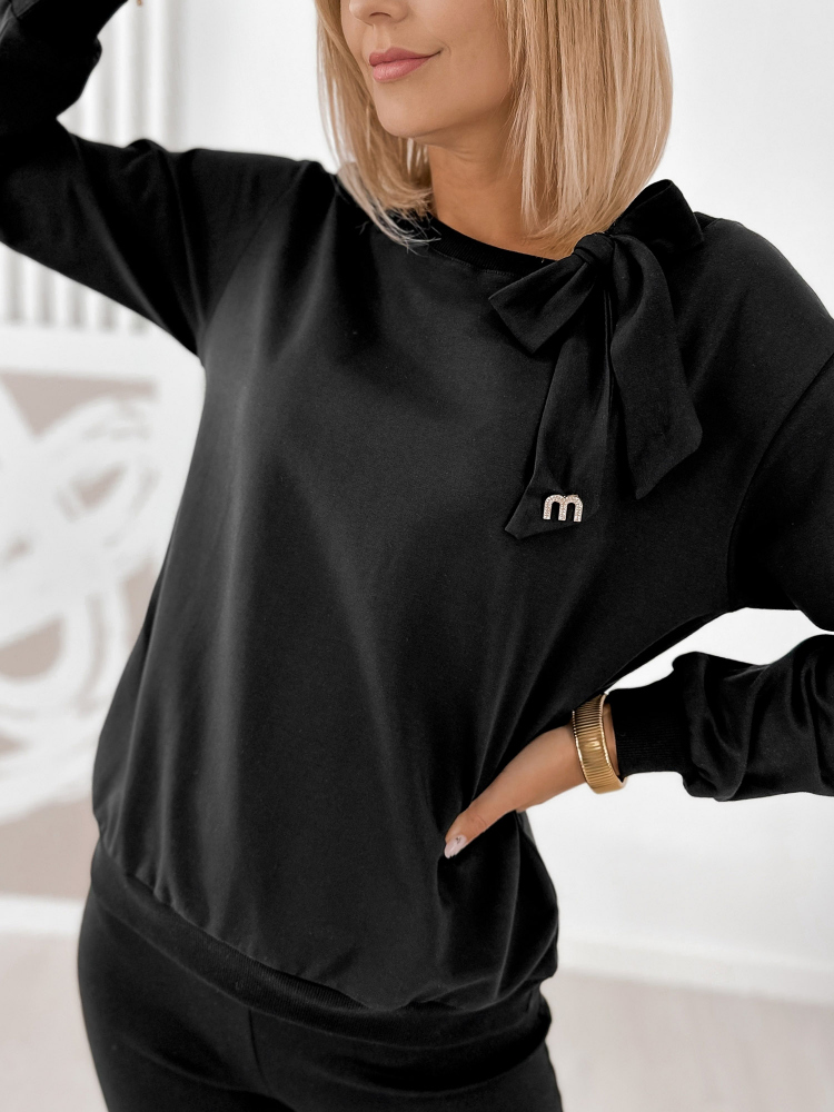 SWEATSHIRT MOONLIGHT SCHWARZ
