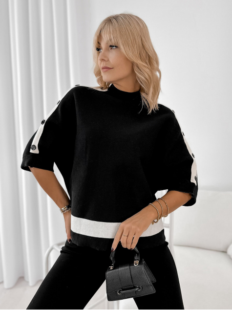 SVETER DALORIA ČIERNY
