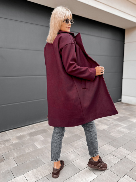 COAT RANDALL BURGUNDY