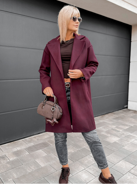 MANTEAU RANDALL BORDEAUX