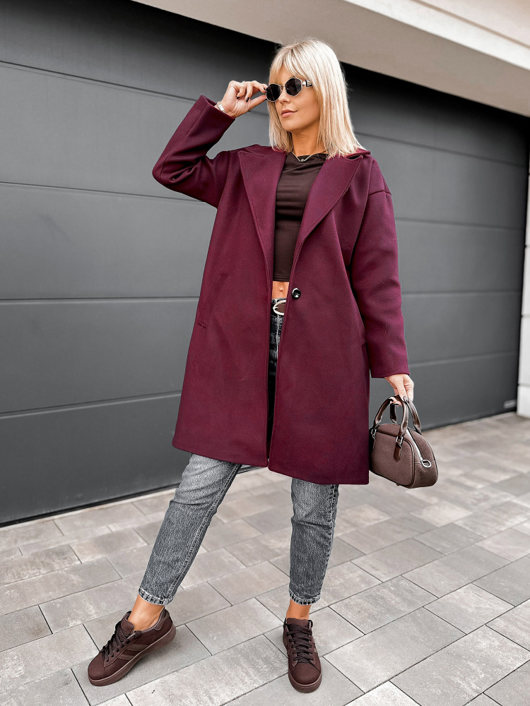 MANTEAU RANDALL BORDEAUX