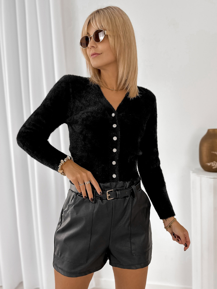 CARDIGAN VIOLANTE NEGRU