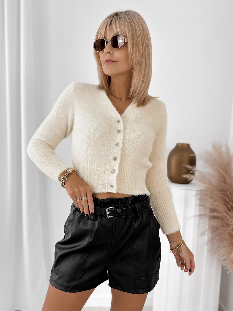 STRICKJACKE VIOLANTE ECRU