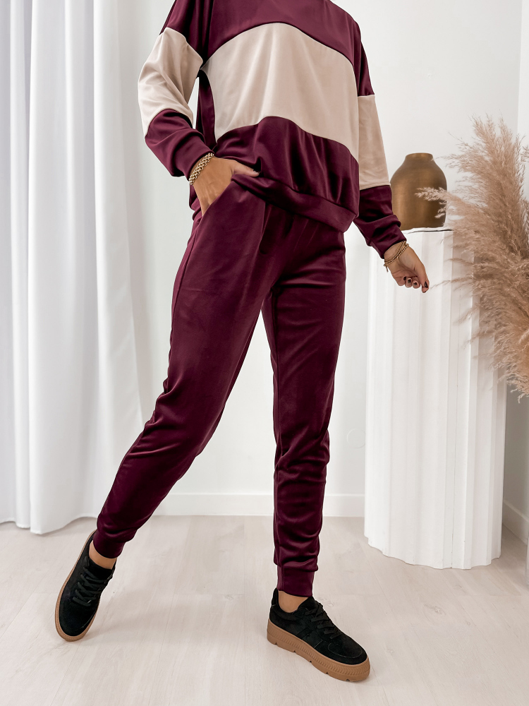 COMPLEU DRESS COSIMO BORDEAUX