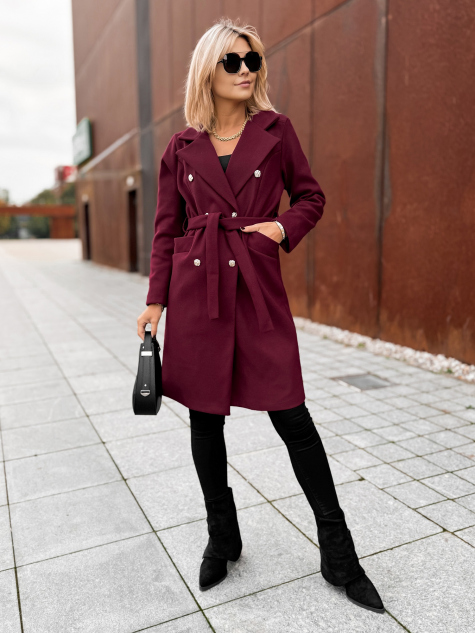 COAT OXFORD BURGUNDY