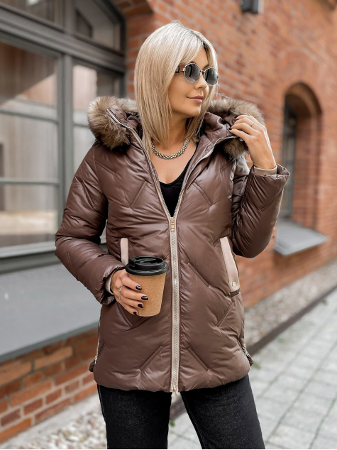 VESTE ARAGON BRUN