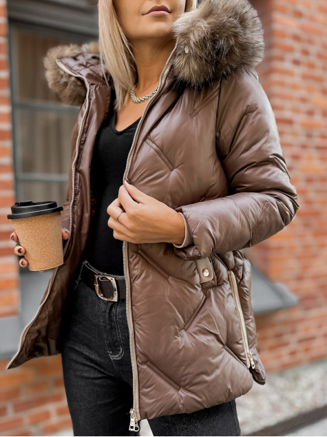 VESTE ARAGON BRUN