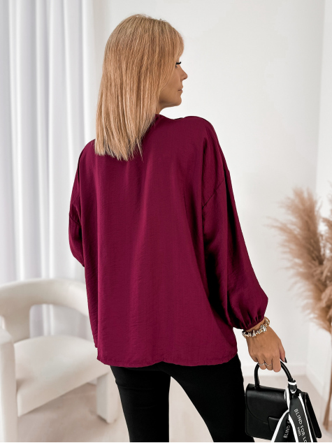 BLOUSE DORIAN BORDEAUX