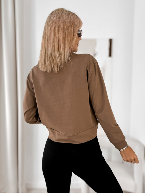 SWEATSHIRT CLORINDA BRAUNE
