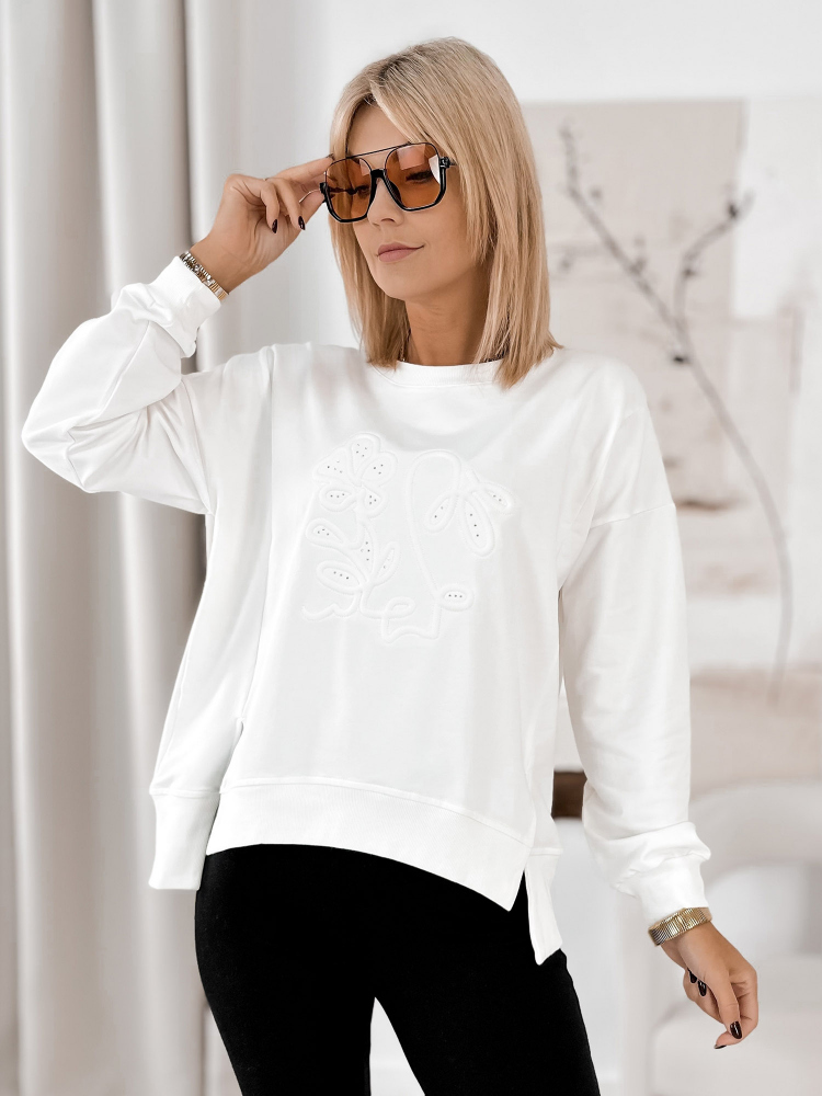 PULL TANCREDI ÉCRU