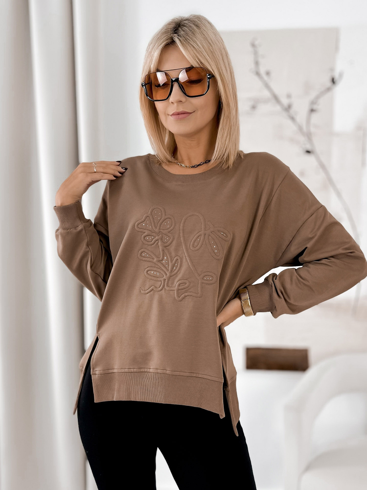 SWEATSHIRT TANCREDI BROWN