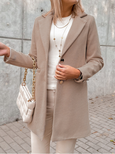 MANTEAU LOULE BRUN CLAIR